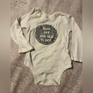 Chip Off The Old Block 12-18M Onesie